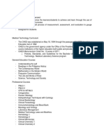 PMLS - Definition of Curriculum and Overview of Courses