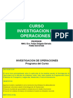 SESIÓN 6 y 7 INVESTIGACION DE OPÉRACIONES