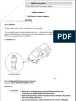 Kia Sedona 2008 Airbag Control