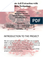 Techno Economic Feasibility Pomegranate Aril Extraction