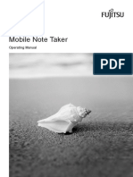 Mobile Note Taker: Operating Manual