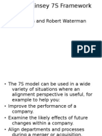 The McKinsey 7S Framework