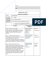 Resource 5A-2 Template For Lesson Plan: Evidence 1