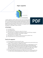 Super-Capacitor: Advantages