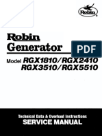 Generator: Rgxl810/Rgx2410 Rgx3510/Rgx5510