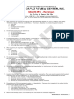 NCLEX IFC Virtual Class Rundown Questionnaire PDF