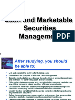 Cash and Securities MGT