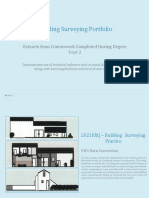 Building Surveying Portfolio - Degree Year 2