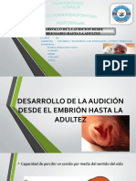 Desarrollo de La Audicion