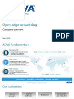 Open Edge Networking: Company Overview