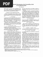 Field Method For Determination of Air Permeability of Soil: in Its Undisturbed State