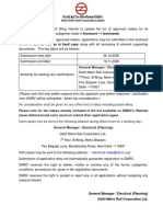 Empanelment of Vendors For Major Electrical Items in DMRC PDF