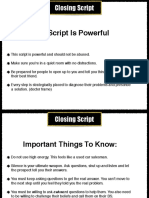 Phone Closing Script