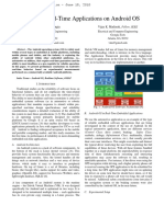 Reliable Real-Time Applications On Android OS: Bhupinder S. Mongia Vijay K. Madisetti, Fellow, IEEE