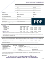 Sla Application For Membership: (Please Print)