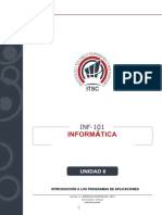 Unidad 6 Introducción A Los Programas de Aplicaciones PDF