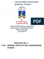 Soil and Water Conservation Practical