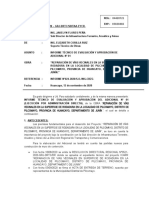 Informe N Técnico Evaluación y Aprobación Del Expediente Adicional #01 Pilcomayo