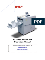 8335BSC Multi Card Operation Manual: WWW - Dumor.cn