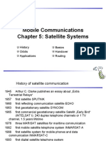 Mobile Communications Chapter 5: Satellite Systems: History Orbits Applications Basics Handover Routing