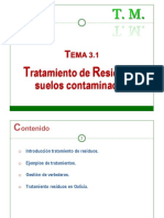 3.1 - Tratamiento de Residuos y Suelos Contaminados