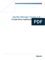 Identity Manager Drivers 4.8: G Suite Driver Implementation Guide