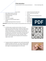 Uv Etching Process Instructions PDF