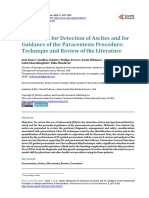 Ultrasound For Detection of Ascites and For Guidan PDF