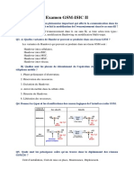 Examen GSM-ISIC