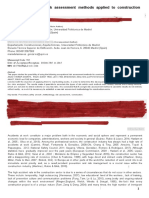 Critica! Analysis of Risk Assessment Methods Applied To Construction Works