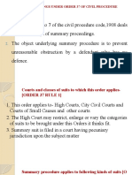 Summary Proceedings Under Order 37 of Civil Procedure CODE, 1908