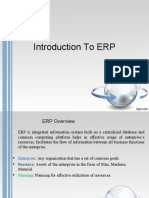 Introduction To ERP