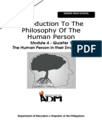 Introduction To The Philosophy of The Human Person