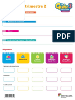 Evaluacion Segundo Trimestre Tercer Grado Santillana 2020