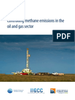 Controlling Methane Emissions in The Oil and Gas Sector