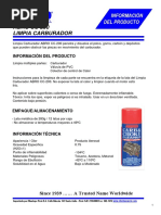 Abro Limpia Carburador CC-200