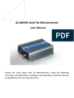 22-60VDC Grid Tie Microinverter: User Manual