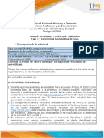 Guía de Actividades N - Unidad 2 - Fase 3 - Determinar Las Hipótesis Del Caso.