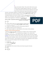 Electric Field Formula Questions