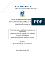 Elaboración y Dosificación Del Medicamento Homeopático