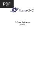 PlanetCNC TNG GCode