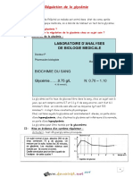 Cours - SVT - Régulation de La Glycémie (1ere Séance TP) - 3ème Math (2018-2019) MR Salhi Mohamed