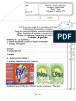 Devoir de Contrôle N°1 - Physique - 1ère AS (2019-2020) MR Smida Safwan - Copie