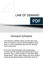 Demand Schedule