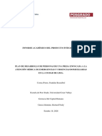 Informe Académico Del Producto Integrador 3: Correa Prieto, Franklin Rouselbel