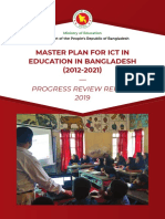 Master Plan For Ict in Education in Bangladesh (2012-2021) : - Progress Review Report 2019