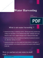 Rain Water Harvesting: CO5I-B Presented By: Jyoti Kolhe (73) Shubham Jadhav (74) Gaurav Thombare