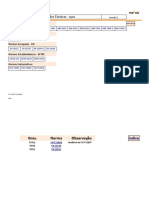 Tabela de Especificações de Aços