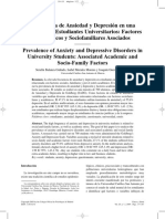 Prevalencia de Ansiedad y Depresión Poblacion Estudiantil Universitaria Goldberg