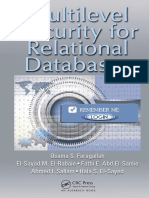 Multilevel Security For Relational Databases